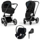 Детская коляска 4 в 1 Cybex Priam IV Sepia Black / Chrome Black