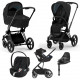 Детская коляска 5 в 1 Cybex Priam IV Sepia Black / Matt Black