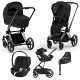 Детская коляска 5 в 1 Cybex Priam IV Sepia Black / Chrome Black